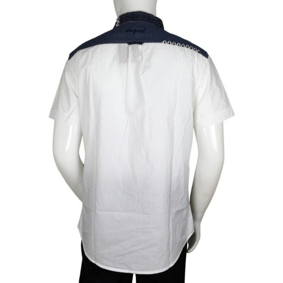 Desigual Men Shirts with Parches Colorful Sz S VM - Picture 5 of 9